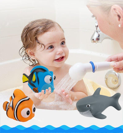 NEMO Bath Toys! Squirting Bath Marine Animals Make Bath-time FUN