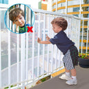 Baby proofing safety fence that acts as a baby gate for stairs. Ideal baby fence for child safety