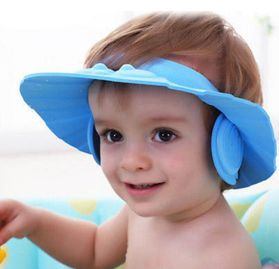 Waterproof Hat & Baby Bath Cap to make bathing FUN